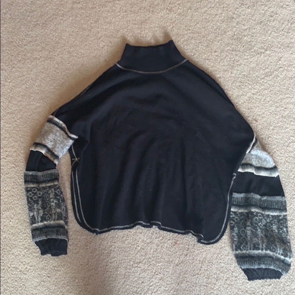 Fp mock neck tunic top